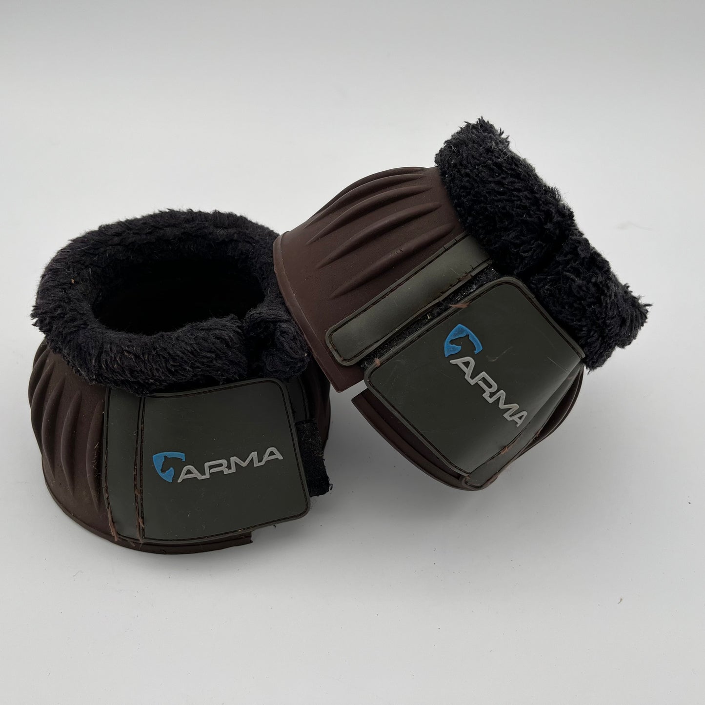 Arma Brown Rubber Overreach Boots