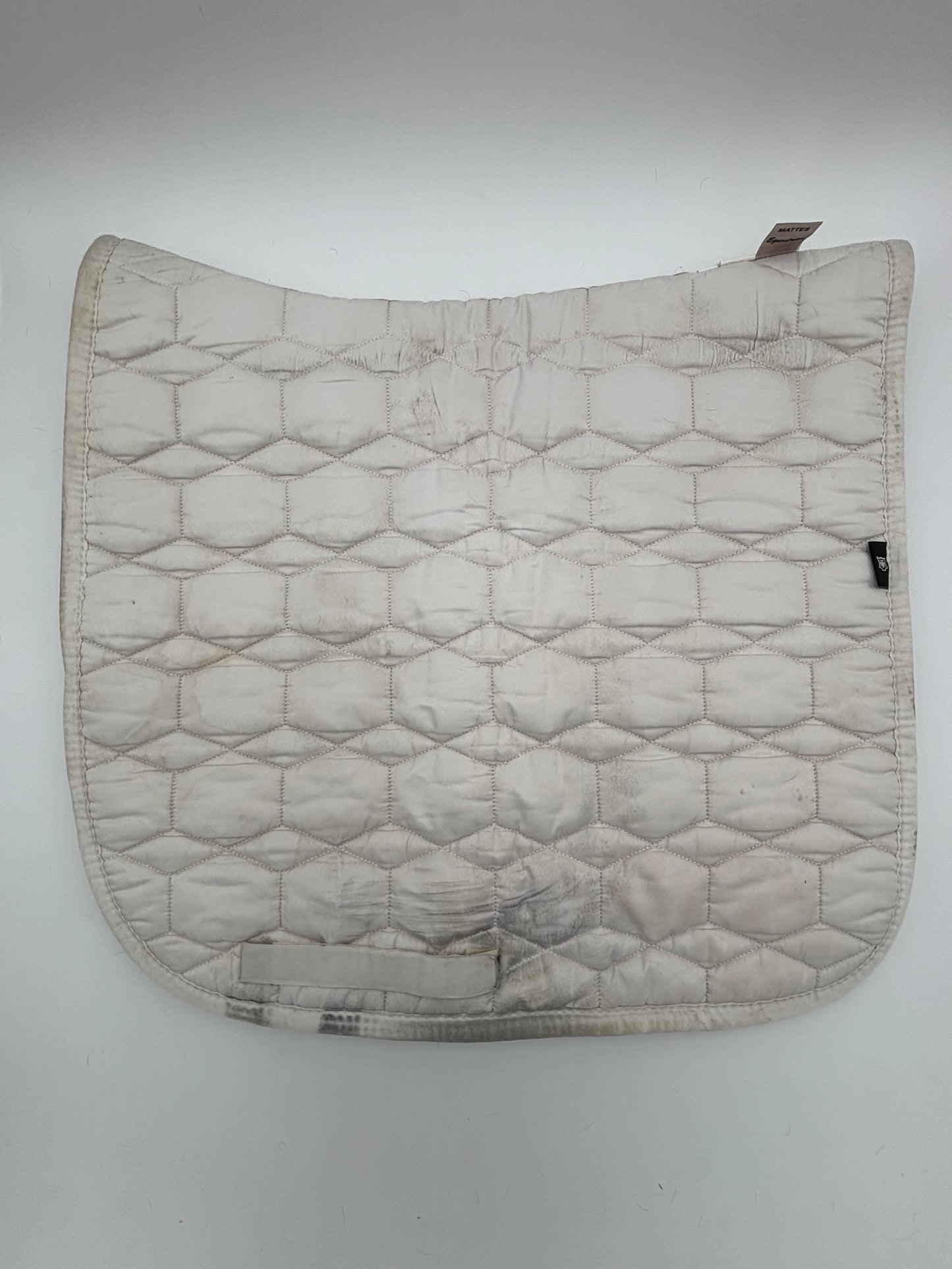 HySpeed White Dressage Numnah - Thick