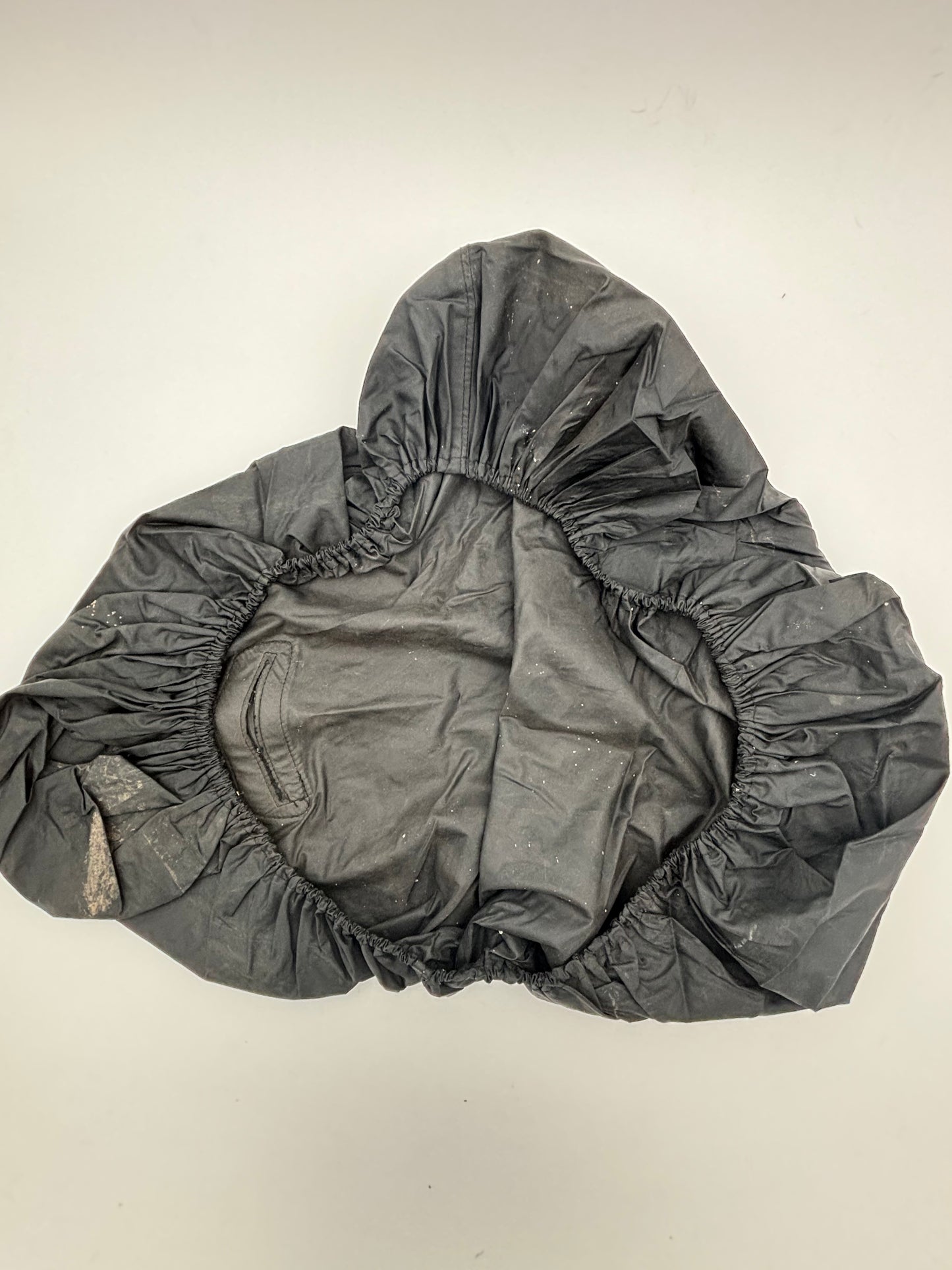 Black Saddle Cover with Stirrup Leather Slits