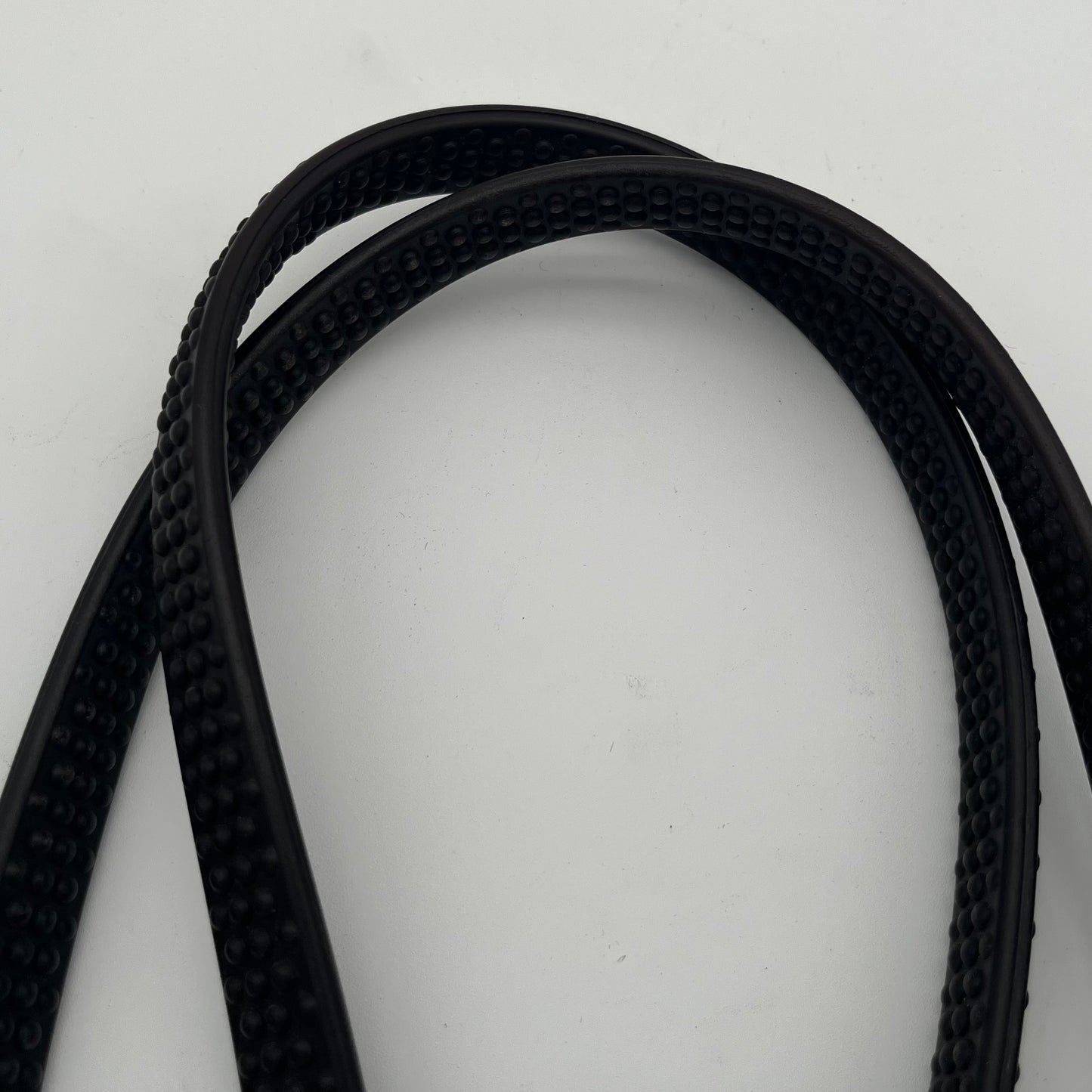 Micklem Brown Cob Leather Reins with Rubber Covers