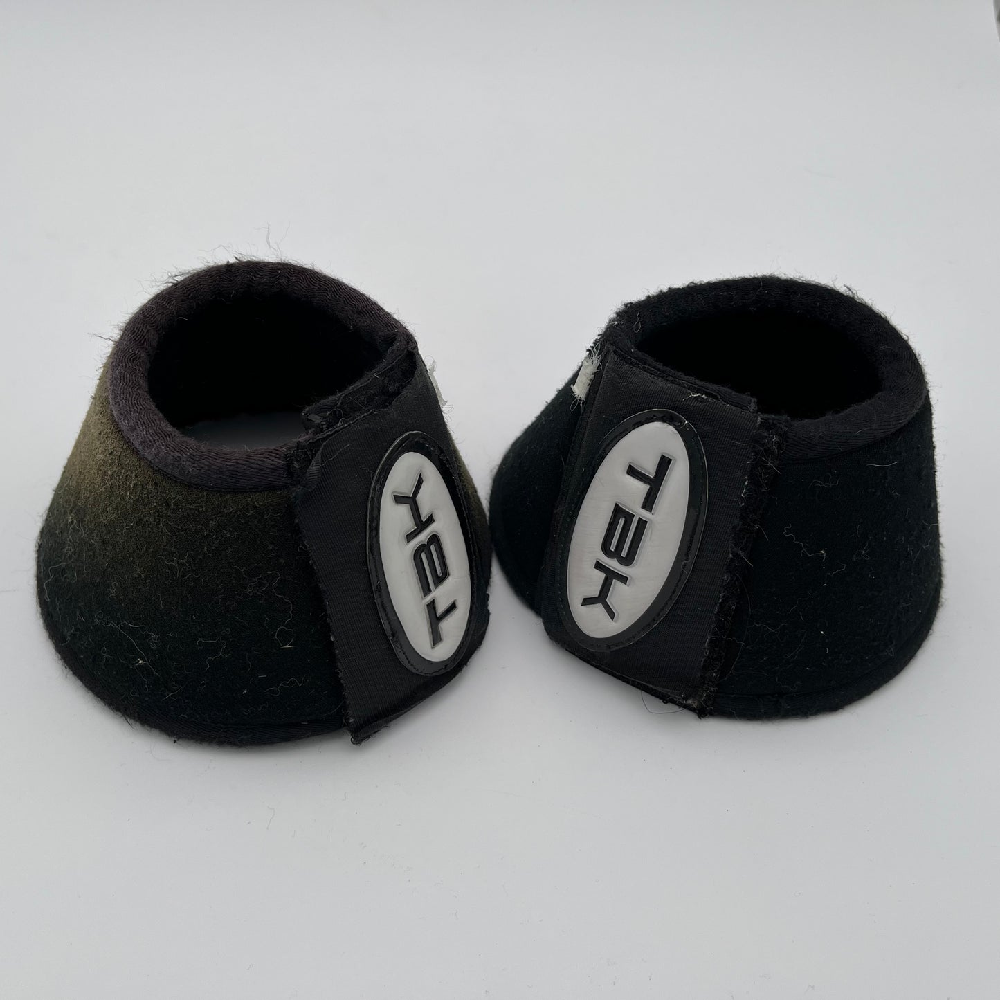 TBK Black Material Overreach Boots