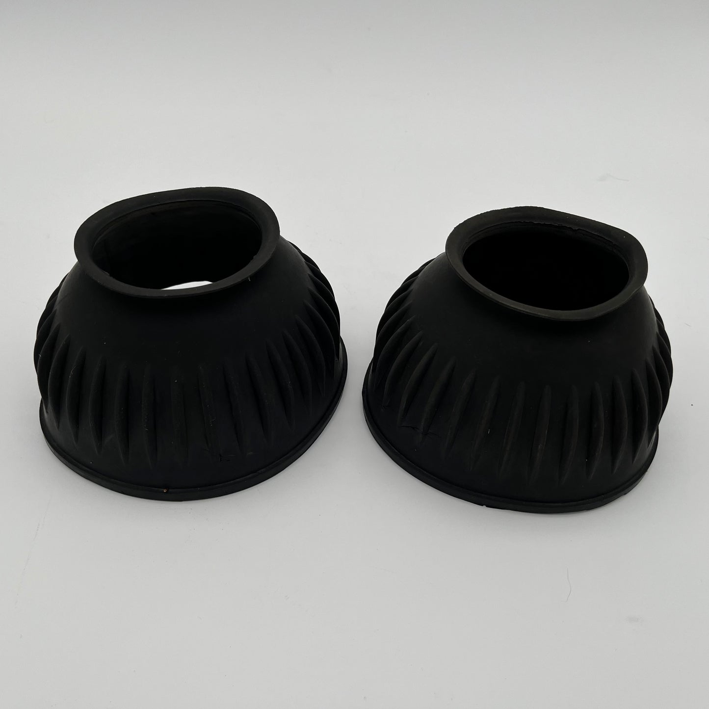 Black Rubber Slip On Overreach Boots