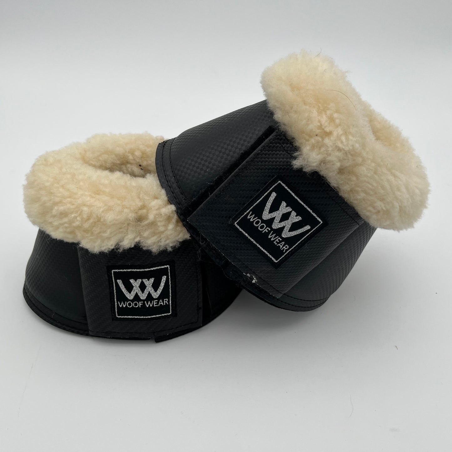 WoofWear Black Faux Wool Pro Overreach Boots