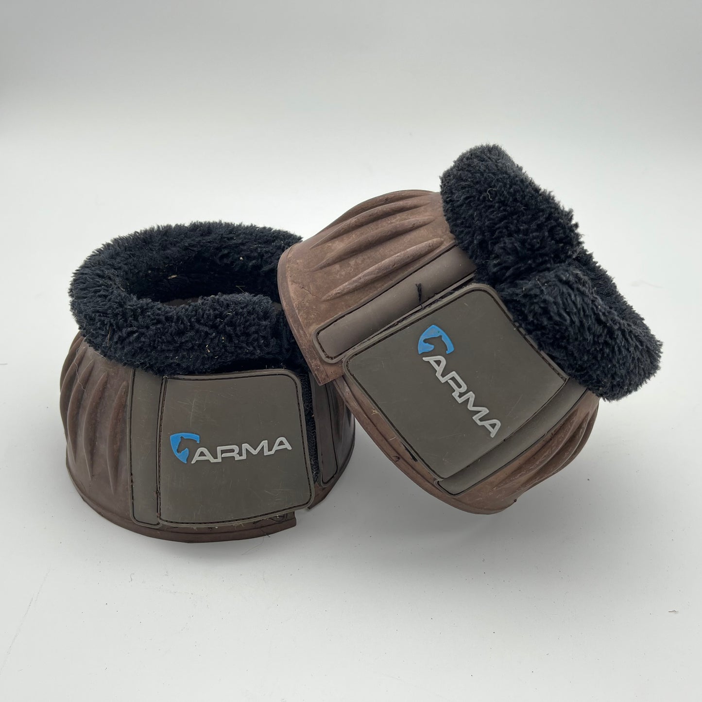 Arma Brown Rubber Overreach Boots