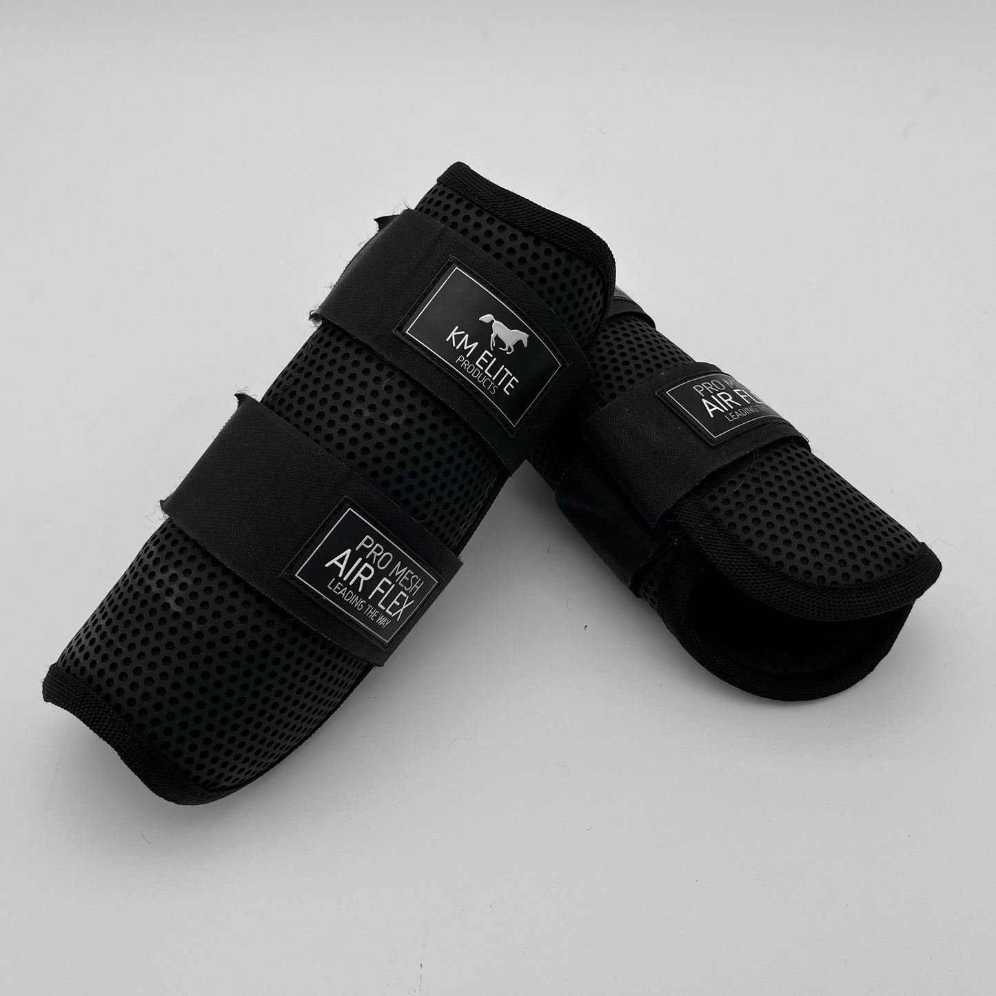 KM Elite Black Pro Mesh Air Flex Brushing Boots