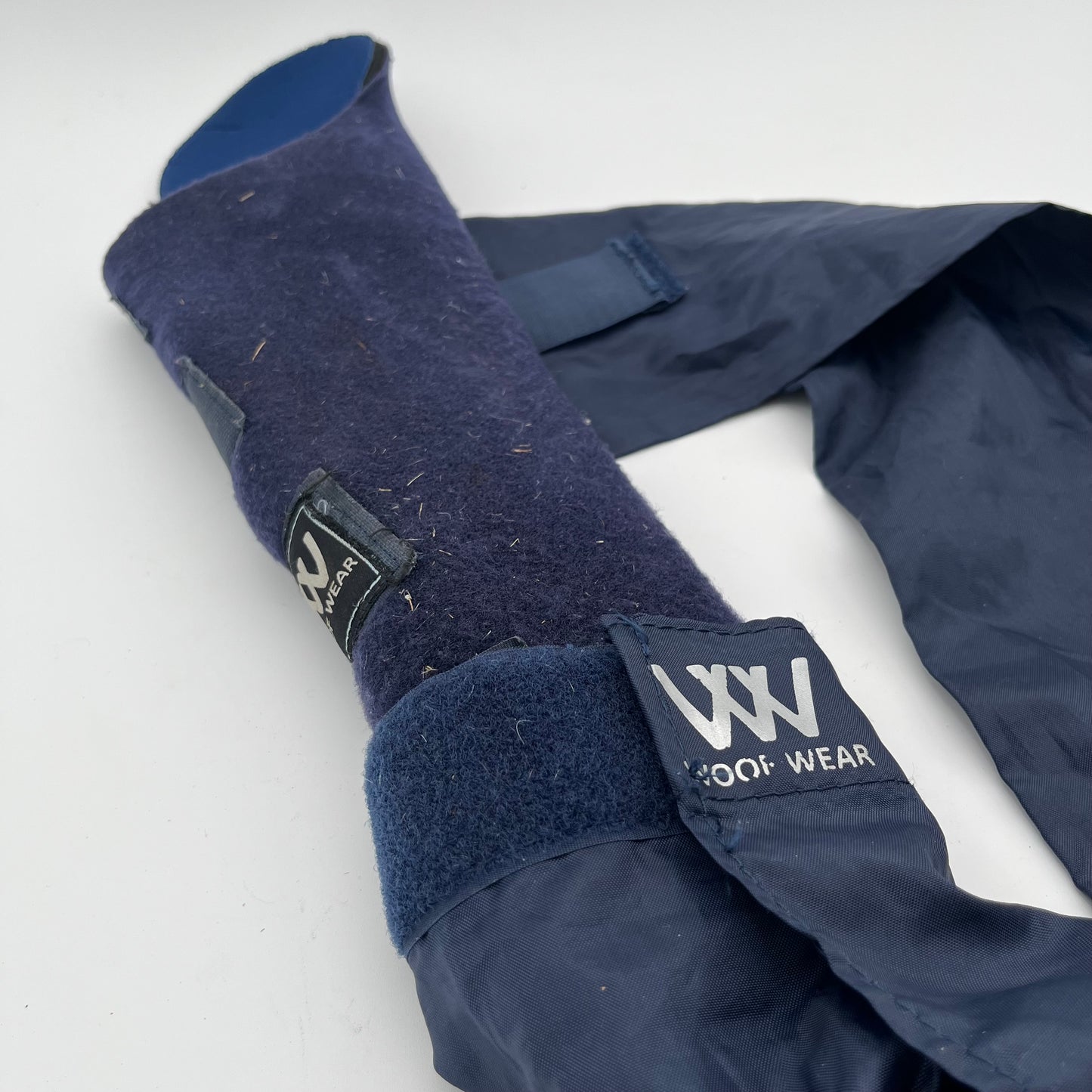 WoofWear Blue Tail Guard with Tail Bag attached