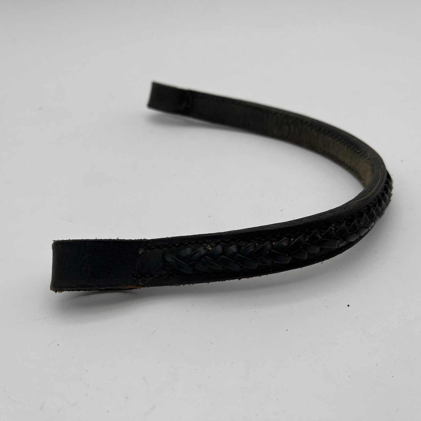 Black Plaited Browband